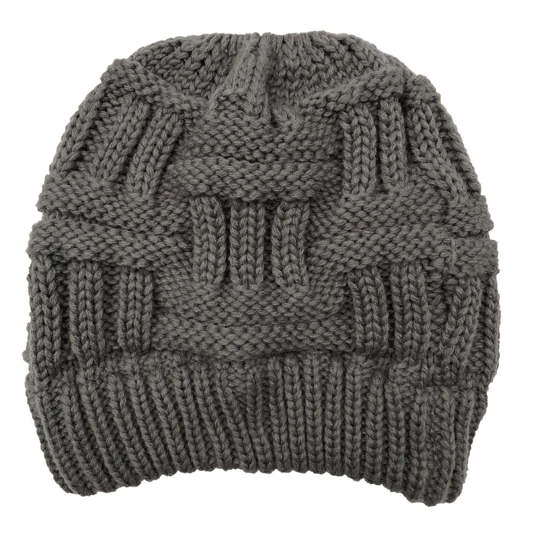 Winter Hats For WomenWinter Hats For WomenSoft Knit Ponytail Winter Hats For Women Head Circumference: Adjustable Length*Width: 21cm*20cm (Fit On Most Women) Material: Wool As you know, the different computers display colors differently, the color of the