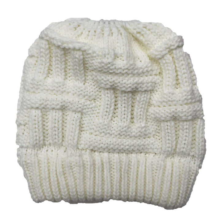 Winter Hats For WomenWinter Hats For WomenSoft Knit Ponytail Winter Hats For Women Head Circumference: Adjustable Length*Width: 21cm*20cm (Fit On Most Women) Material: Wool As you know, the different computers display colors differently, the color of the