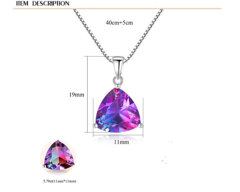 Silver Necklaces & Pendants Women JewelrySilver Necklaces & Pendants Women JewelryNecklace Type: Pendant Necklaces Gender: Women Metals Type: Silver Metal Stamp: 925,Sterling Occasion: Anniversary Side Stone: Other Artificial material Chain Type: Box Chai