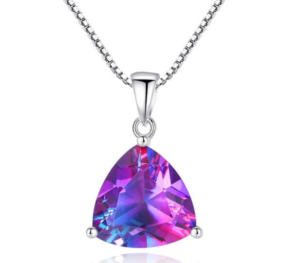 Silver Necklaces & Pendants Women JewelrySilver Necklaces & Pendants Women JewelryNecklace Type: Pendant Necklaces Gender: Women Metals Type: Silver Metal Stamp: 925,Sterling Occasion: Anniversary Side Stone: Other Artificial material Chain Type: Box Chai