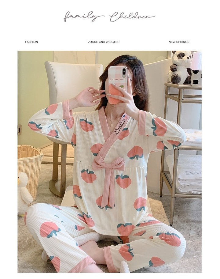 Sweet Peach Home Wear Suit Women