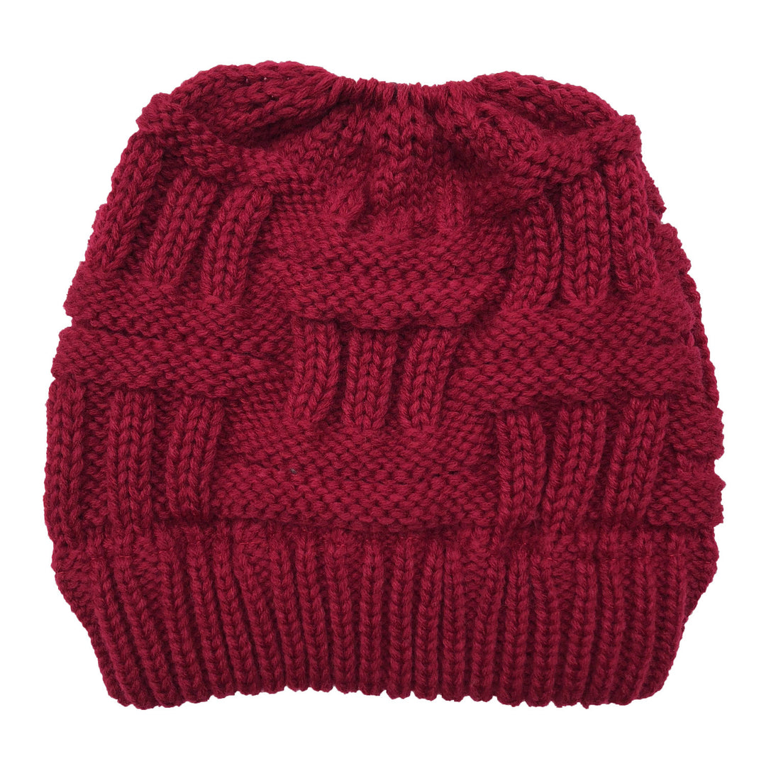 Winter Hats For WomenWinter Hats For WomenSoft Knit Ponytail Winter Hats For Women Head Circumference: Adjustable Length*Width: 21cm*20cm (Fit On Most Women) Material: Wool As you know, the different computers display colors differently, the color of the