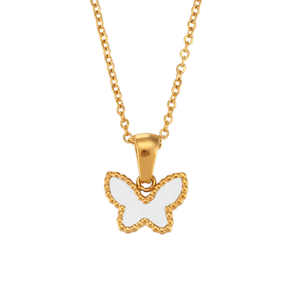 Acrylic Butterfly Pendant Jewelry WomenAcrylic Butterfly Pendant Jewelry WomenProduct information: Type: necklace Perimeter: 21cm (inclusive)-50cm (inclusive) Extension chain: less than 10cm Style: Women's Material: stainless steel, zircon, acrylic, Shell