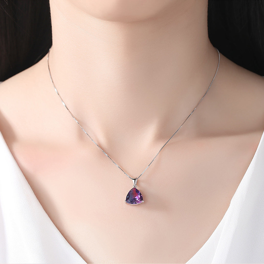 Silver Necklaces & Pendants Women JewelrySilver Necklaces & Pendants Women JewelryNecklace Type: Pendant Necklaces Gender: Women Metals Type: Silver Metal Stamp: 925,Sterling Occasion: Anniversary Side Stone: Other Artificial material Chain Type: Box Chai