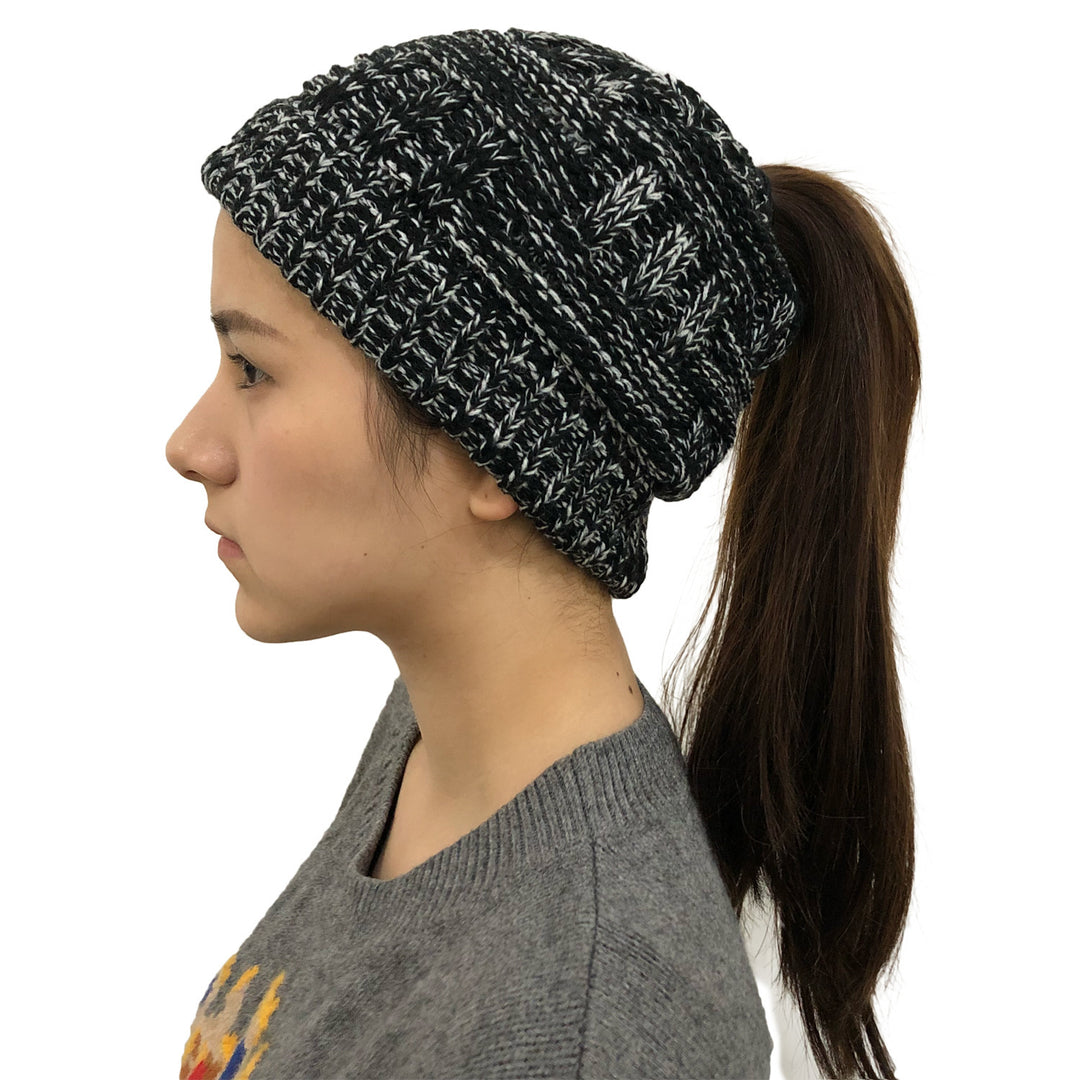 Winter Hats For WomenWinter Hats For WomenSoft Knit Ponytail Winter Hats For Women Head Circumference: Adjustable Length*Width: 21cm*20cm (Fit On Most Women) Material: Wool As you know, the different computers display colors differently, the color of the