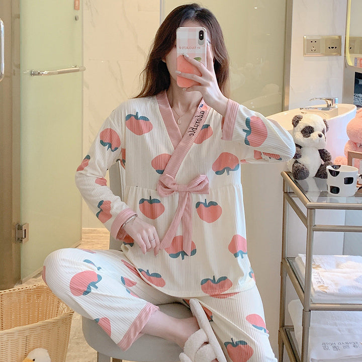 Sweet Peach Home Wear Suit Women