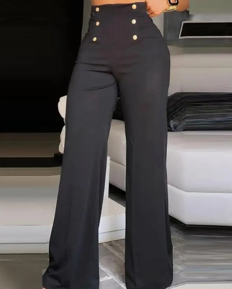 Elegant Flared Trousers