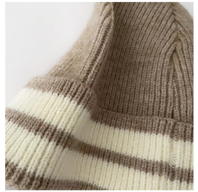 Striped Knitted Wool Hats For Both Men And WomenStriped Knitted Wool Hats For Both Men And WomenSpecifications: Style: Wool hat Fabric name: Polyester Main fabric composition: Polyester (polyester fiber) Style category: Fashion commute Processing technolo