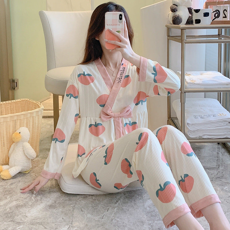 Sweet Peach Home Wear Suit Women